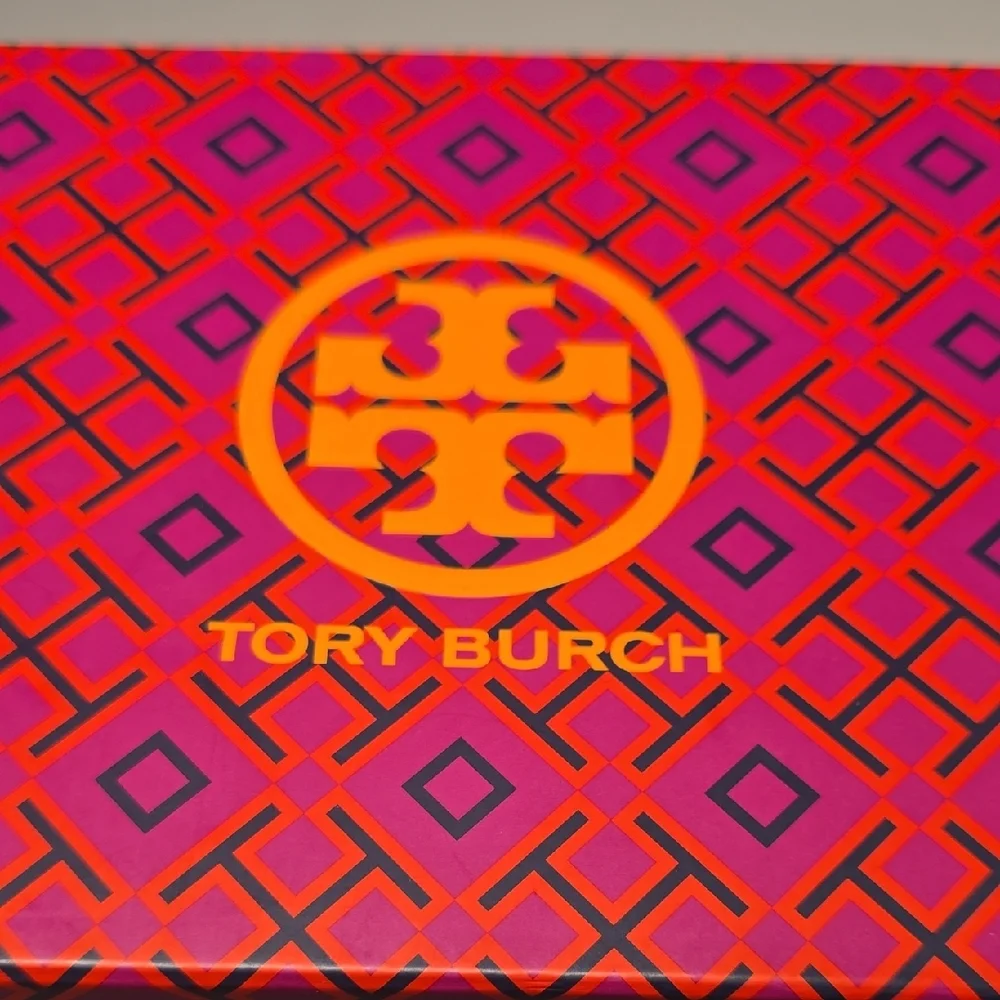 Tory Burch Black Marion Quilted Ballet Flat Size 9.5 - Picture 9 of 9